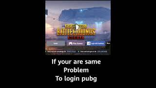 #short Server Authentication error Login failedserver revoked pubg mobile 1.6 fix problem