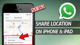 How to Share your Location on Whatsapp using iPhone?