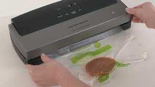 Vacuum Sealer  Hamilton Beach®  NutriFresh™ Vacuum Sealer Quick Start Guide 78214 & 78220