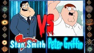 Stan Smith American Dad vs Peter Griffin Family Guy - Ultimate Mugen Fight 2017