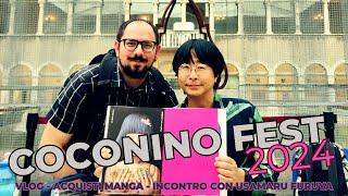 COCONINO FEST 2024 - ACQUISTI MANGA E VLOG - INCONTRO CON USAMARU FURUYA