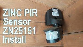 ZINK Dion 180 degree PIR sensor ZN25151 installation