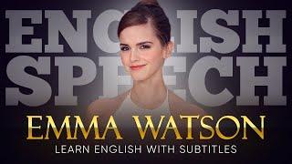 ENGLISH SPEECH  EMMA WATSON HeForShe Impact English Subtitles
