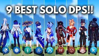 Top 9 STRONGEST DPS  For SOLO  Genshin Impact 