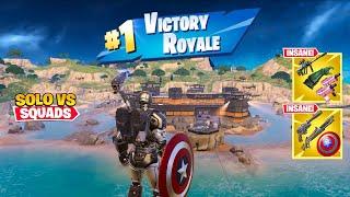 105 Kill Solo Vs Squads Wins Full Gameplay Fortnite Season 4 Ps4 Controller