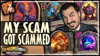 MY SCAM BUILD GOT SCAMMED? - Hearthstone Battlegrounds