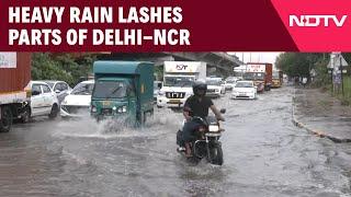 Delhi Rain  Heavy Rain In Parts Of Delhi-NCR Causes Severe Waterlogging