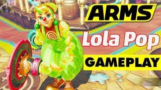 ARMS  Lola Pop New Character Gameplay ARMS Ver 3.0 Walkthrough