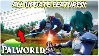 All Of The UPDATE NOTES For The New SAKURAJIMA ISLAND Update in Palworld