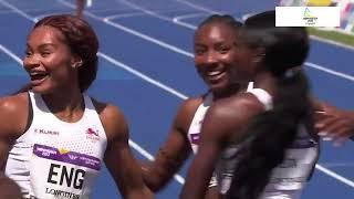 Womens 4 ×100m Relay FINALS Commonwealth Games 2022 Athletics 7th Aug 22 BIRMINGHAM ENGLAND 