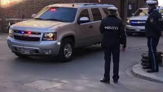 Vice President Pence arriving at Munich Security Conference.