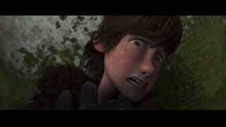 Toothless eats Hiccup