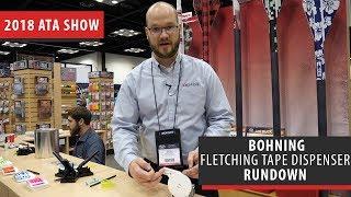 Bohning demonstrates their new Fletching Tape Dispenser - ATA Show 2018