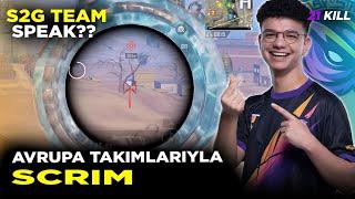 AVRUPA TAKIMLARIYLA SCRİM 21 KİLL WİN  S2G TEAMSPEAK