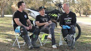 2024 Triumph TF250X test Riding the British bike  Lowdown from Ricky Carmichael & Jeff Stanton