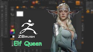  Zbrush Timelapse  Creating an Elf character in Zbrush
