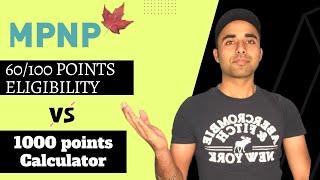 How to Calculate Manitoba PNP Score  MPNP Points Calculator 