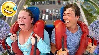 Boyfriend & Girlfriend  Funny Slingshot Ride Compilation