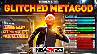 THIS GLITCHED METAGOD BUILD WILL BREAK NBA 2K23 BEST DEMIGOD BUILD FOR GOING AGAINST COMP NBA 2K23