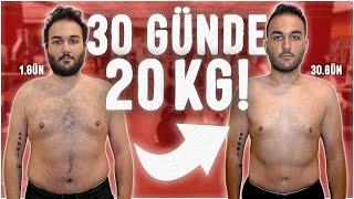 30 GÜNDE 20 KİLO VERDİM