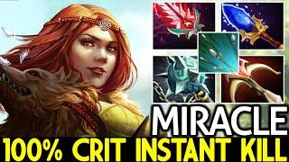 MIRACLE Windranger 100% Crit Instant Kill Crazy Power Focus Fire Dota 2