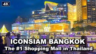 【 4K】The most luxurious Beautiful shopping mall in Thailand -  ICONSIAM Bangkok