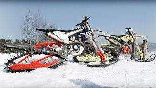 Snowrider – tracks kit for a motorbike Turn your bike into a winter beast