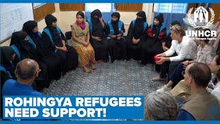 Urgent support is needed for Rohingya refugees