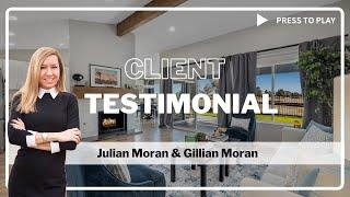 Client Testimonial - Julian Moran & Gillian Moran