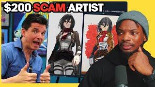 The Worst Professional Artist Ever Is Tracing $200 Art Commissions Butch Hartman