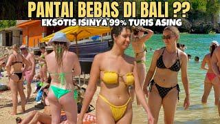 BIKIN BETAH  SERASA DI LUAR NEGERI   PANTAI PADANG PADANG BALI ISINYA 99% TURIS ASING ..