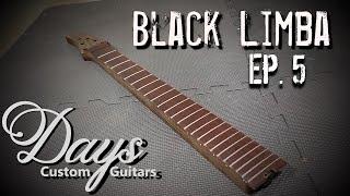 CUSTOM Guitar Building - Episode 5 - Installing Frets & Side Dots - DAYS CUSTOM GUITARS