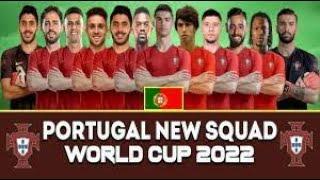 PORTUGAL Official Squad FIFA World Cup Qatar 2022
