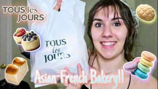 Trying Korean French Bakery Items  Trying Food