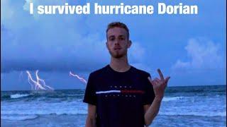 Their was lightning in this storm hurricane Dorian vlog