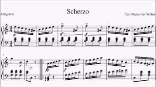 ABRSM Piano 2023-2024 Grade 3 A10 Weber Scherzo Sheet Music
