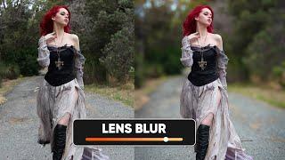 HOW TO BLUR BACKGROUND - NEW LENS BLUR IN PHOTOSHOP