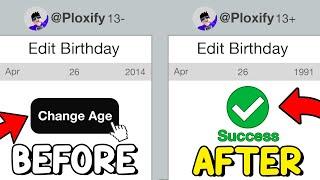 How To Change Your Age On Roblox *IF UNDER 13* Mobile PC 2024