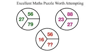 Excellent Maths Puzzle Worth Attempting