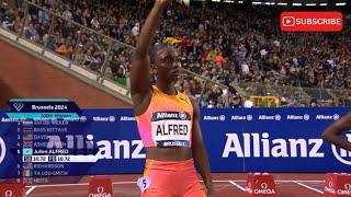 Womens 100m Final 2024 Brussels Diamond League