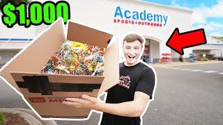 Unboxing a $1000 Academy FISHING MYSTERY BOX