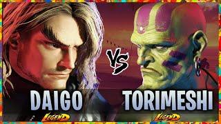 SF6 ▰ Ranked #1 Ken  Daigo  Vs. Ranked #2 Dhalsim  Torimeshi 『 Street Fighter 6 』