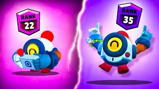 С 22 РАНГА ДО 35 ЗА ОДИН ЗАХОДИК - АЙМСУСОРИ НА 35 РАНГ НАНИ 1250 КУБКОВ    BRAWL STARS