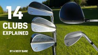 What are the 14 clubs in a golf bag? Golf Clubs Explained for Beginners by a Youtube Legend