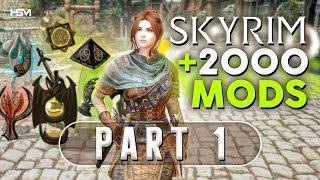 SKYRIM AE NOLVUS ASCENSION Modpack 2057 Mods Gameplay Walkthrough Part 1 FULL GAME - No Commentary