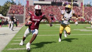 LSU vs South Carolina - NCAA Football 91424 Full Game Highlights College Football 25 Sim