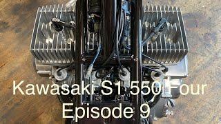 Kawasaki S1 550 four cylinder  assembly - Episode 9