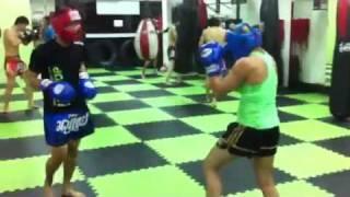 FightWorksAsia Advance MuayThai class