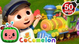 Train Park Song - Im on a train  Cocomelon  Kids Cartoons & Nursery Rhymes  Moonbug Kids