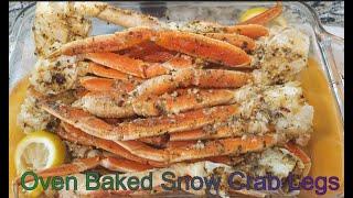How to Make Snow Crab Legs  Easy Oven Baked Crab Legs Recipe